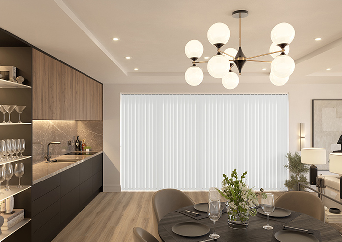 Orion (Blackout), Pure White - Vertical Blind - Image 9